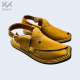 Traditional Tan Leather Peshawari Chappal – KK105