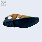 Handcrafted Brown Leather Peshawari Chappal – KK102